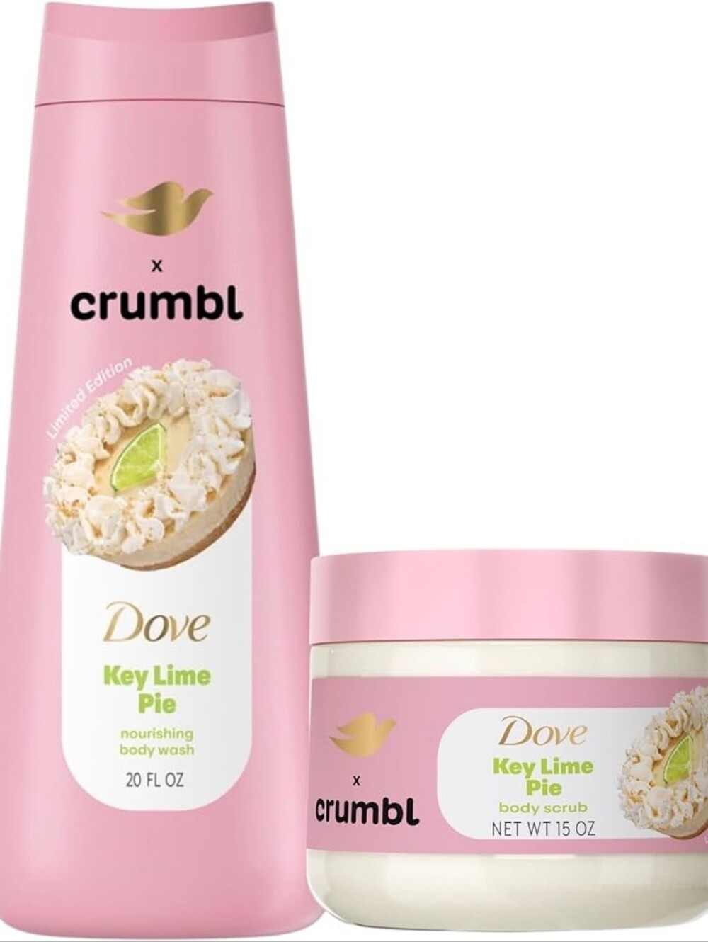 Dove Key Lime Pie Nourishing Body Wash And Scrub